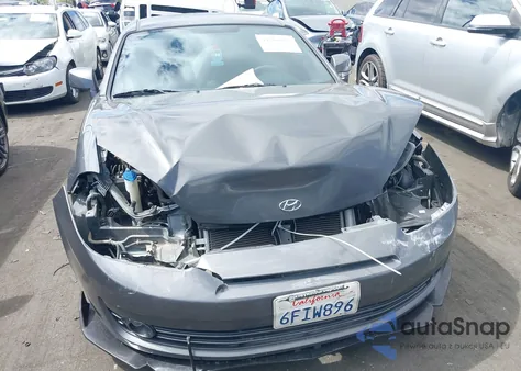 2007 Hyundai Tiburon Gs из США, поврежденный, VIN KMHHM66D77U239872